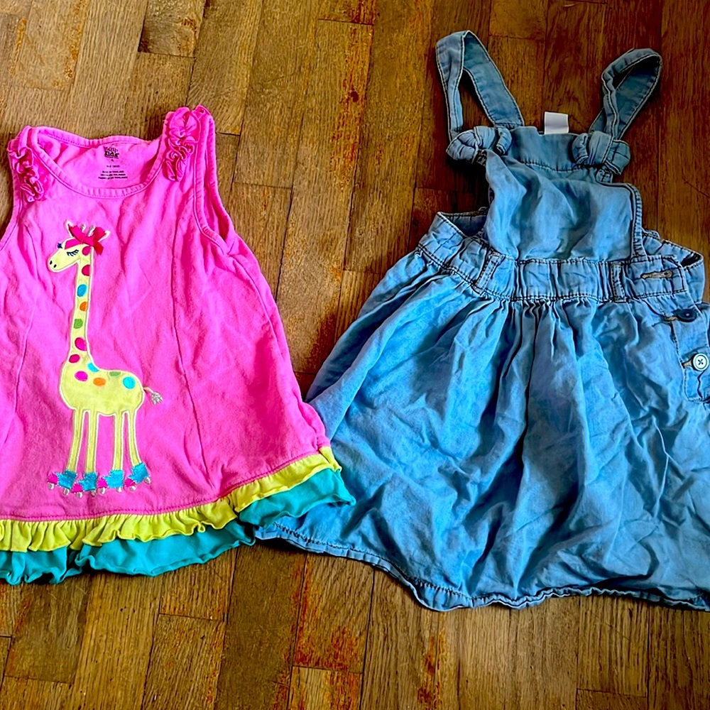 Two toddler girl dresses